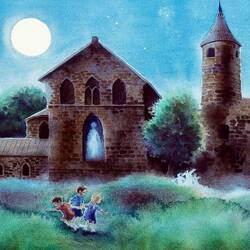 Sogar die Burgruine ist in einem Buch verwendet worden 🤩