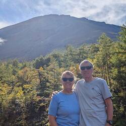 So fortunate to see Mt Fuji!!