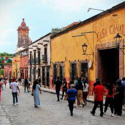 On the streets of San Miguel de Allende.