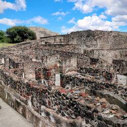 Ruine of a palace, Teotihuacán.