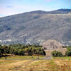Teotihuacán, an exceptional archeological site in the vicinity of Ciudad de Mexico.
