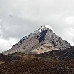 Tuco peak, with a last ray of sunshine