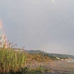 Sogar einen Regenbogen gibt es