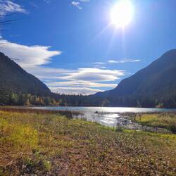 Marble Canyon Park - Blick vom Crown Lake zum Turquoise Lake