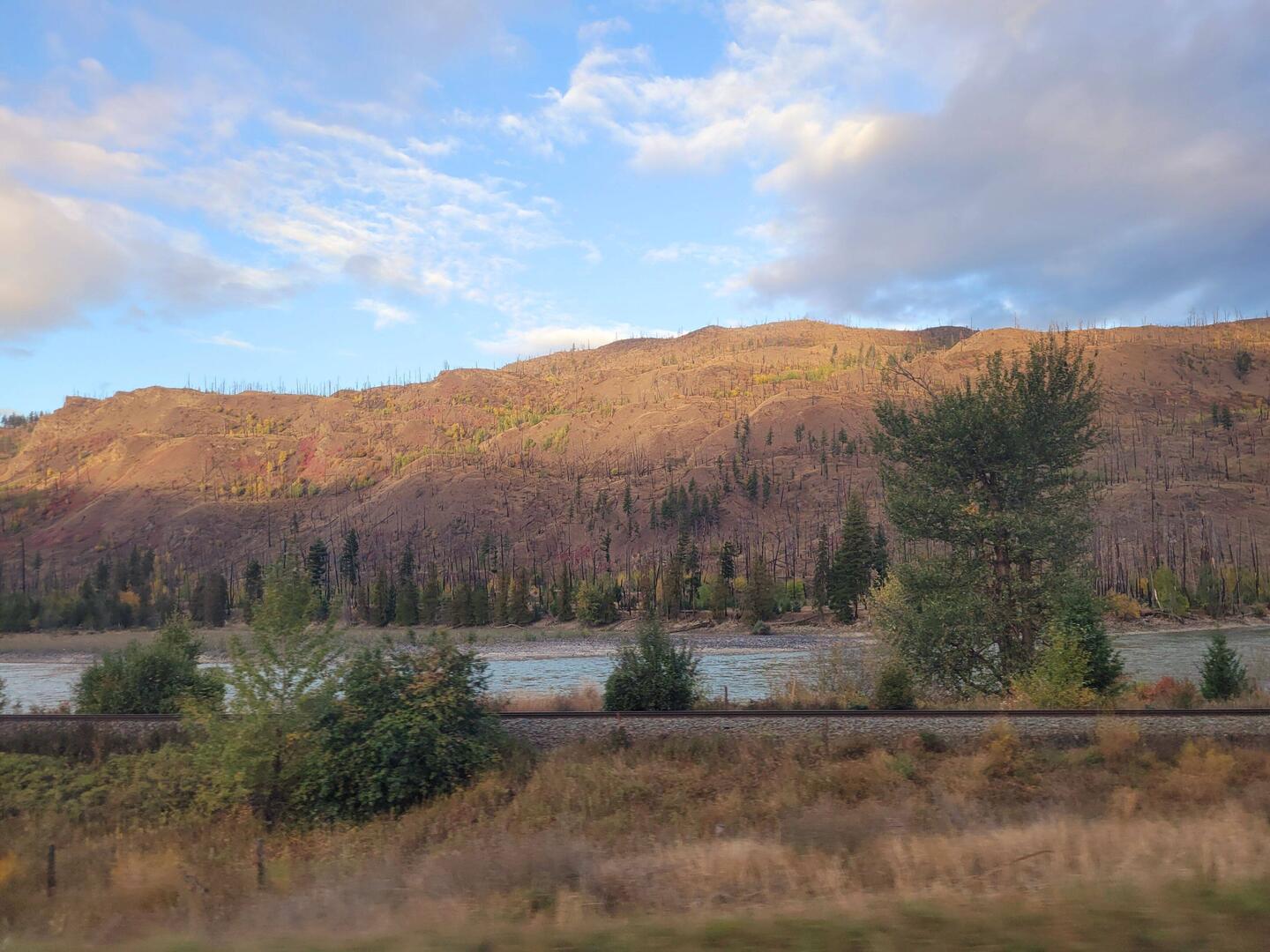 Thompson Valley am North Thompson River
