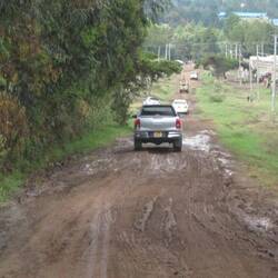 Schlechte Wege auf unserer Ausweichroute