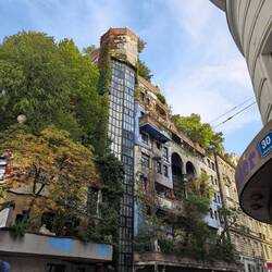 Hundertwasser house in Vienna