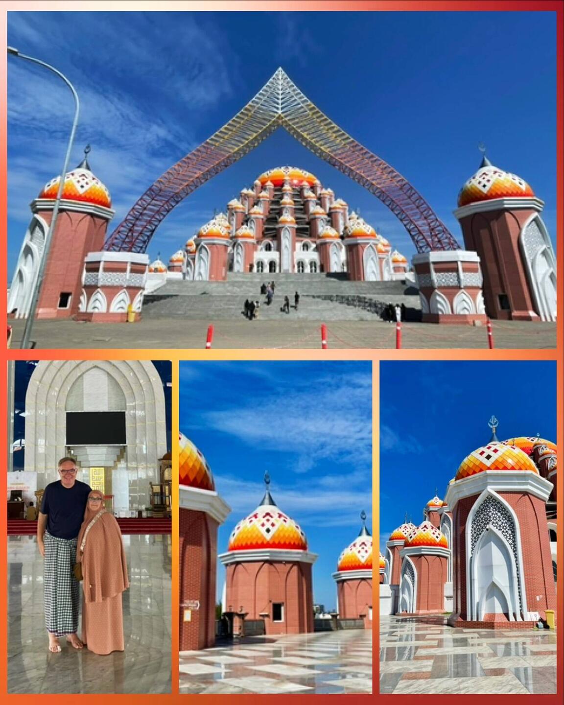 Wunderschöne Moschee in Makassar