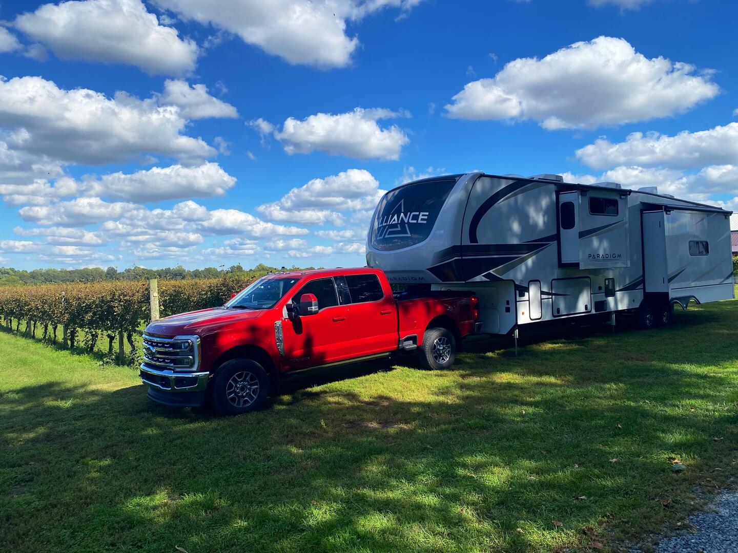 Wieder Direkt neben den Reben !!🙃