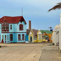 in Lüderitz findet man noch hübsche Jugendstilvillen