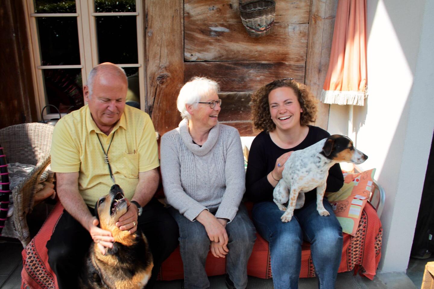 Martin, seine Frau und seine Tochter