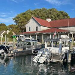 Motive power. The sheriff has 2 x 300V8 Mercs, the Park Ranger 2 x 250hp Hondas