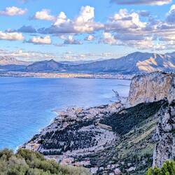 Phantastische Aussichten vom Monte Pellegrino