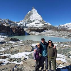 In front of the Matterhorn