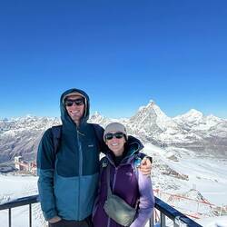 In front of the Matterhorn