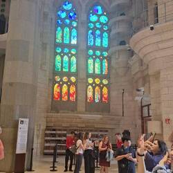 The colours in the windows are just stunning