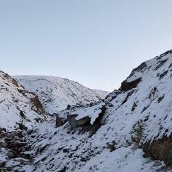 An unexpected ice tunnel.