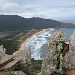 Ausblick auf Lagoinha do Leste, mit Alien