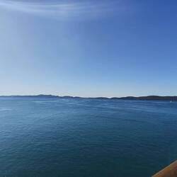 Ausblick von unserer Kabine 🌞