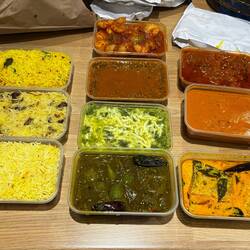 7 course dinner 3 rice dishes