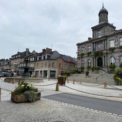 Villedieu-les-Poêles-Rouffigny, our rest stop this morning