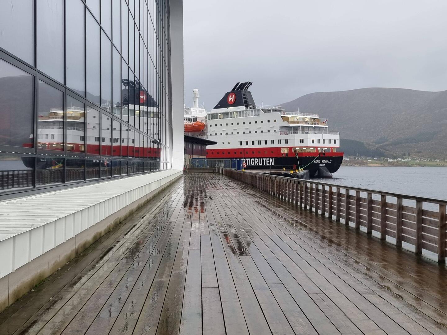 Hurtigrutenmuseum, beherbergt die Finnmarken