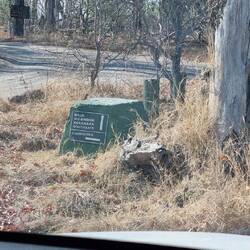 Are we on the right track? Can't have signs on posts. The elephants just push them over.