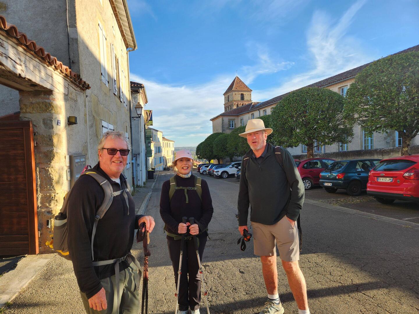 Leaving in the cool of the morning