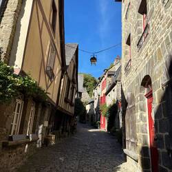 Way up, it was a bit steep!