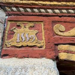 Detail from previous building, 1559