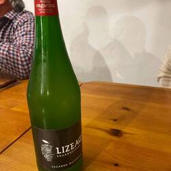 Basque apple cider using only local apples
