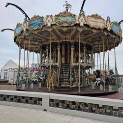 Historisches Karussell von 1900