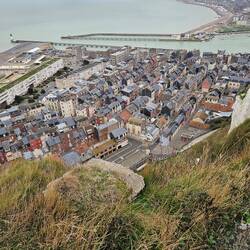 Treport von der Klippe