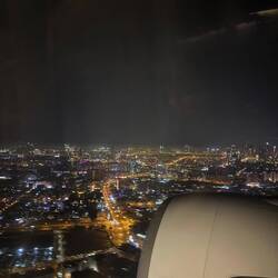 Landeanflug Dubai
