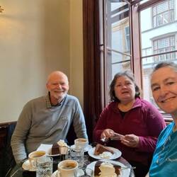 Sachertorte and Dory cake for birthday celebration.