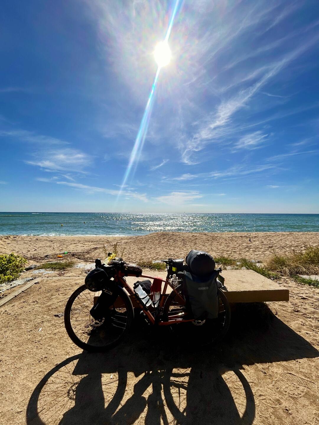 Kurzer Bade-Stopp gestern bevor es Barcelona rein ging 🌊