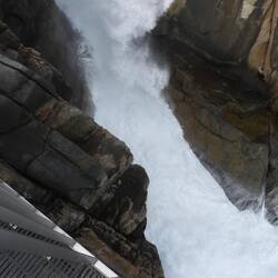 Looking down from the Gap