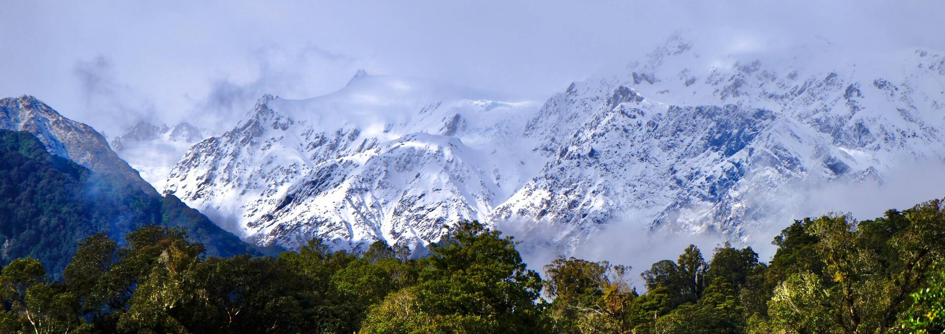 Die Berge sind mal zu sehen...