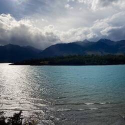 Zutritt verboten: Die kleine Insel gehört ganz den Adlern.