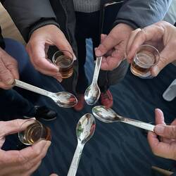 Wir haben mit Rumlikör nachgespült😀