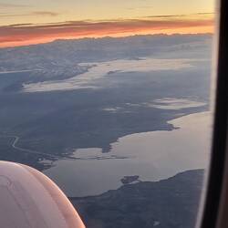 BODENSEE MIT ABENDROT