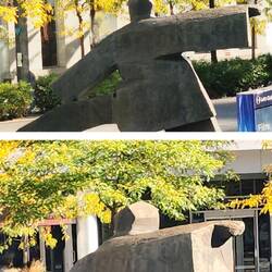 "Tai Chi Single Whip" by artist Ju Ming.