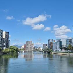 Ankunft in Hiroshima