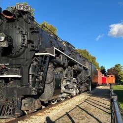 Did I forget to tell you I'd be looking at a steam locomotive? Sorry...