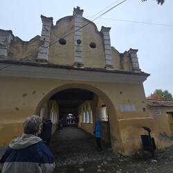 Entrance to the church