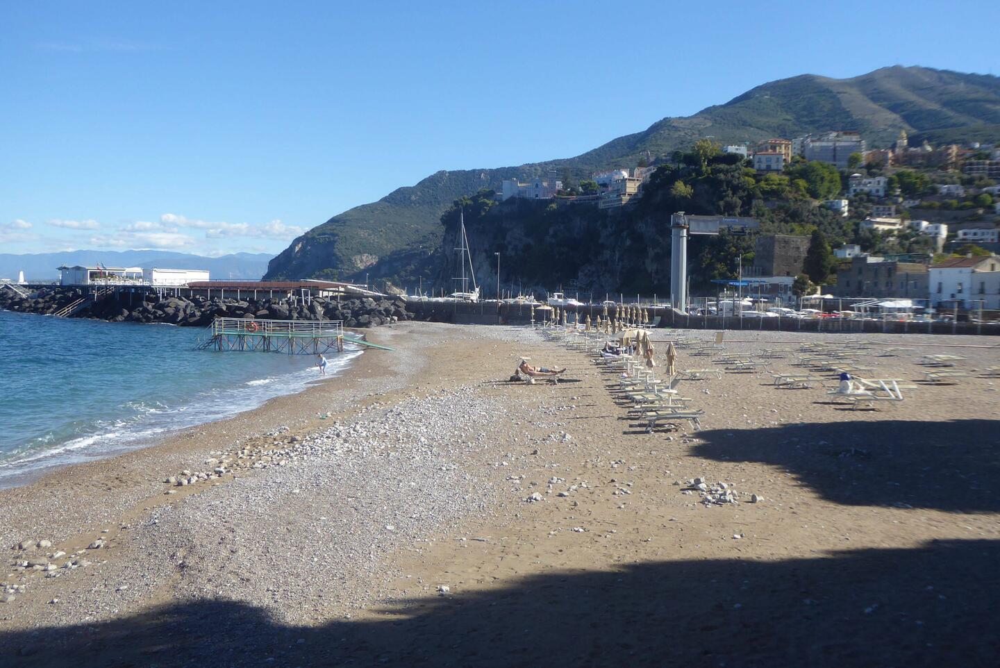 The beach