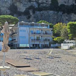Hotel from the beach