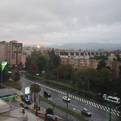 Morning view from our hotel