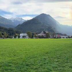 Video of the field in Interlaken where the paragliders land