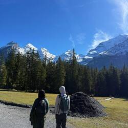 Heading towards the lake